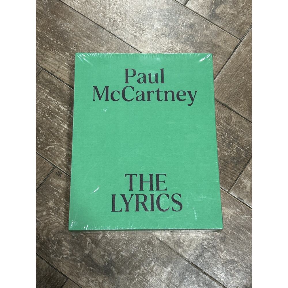 NEW Paul McCartney The‎ Lyrics : 1956 to the Present Hardcover Never Opened!!
